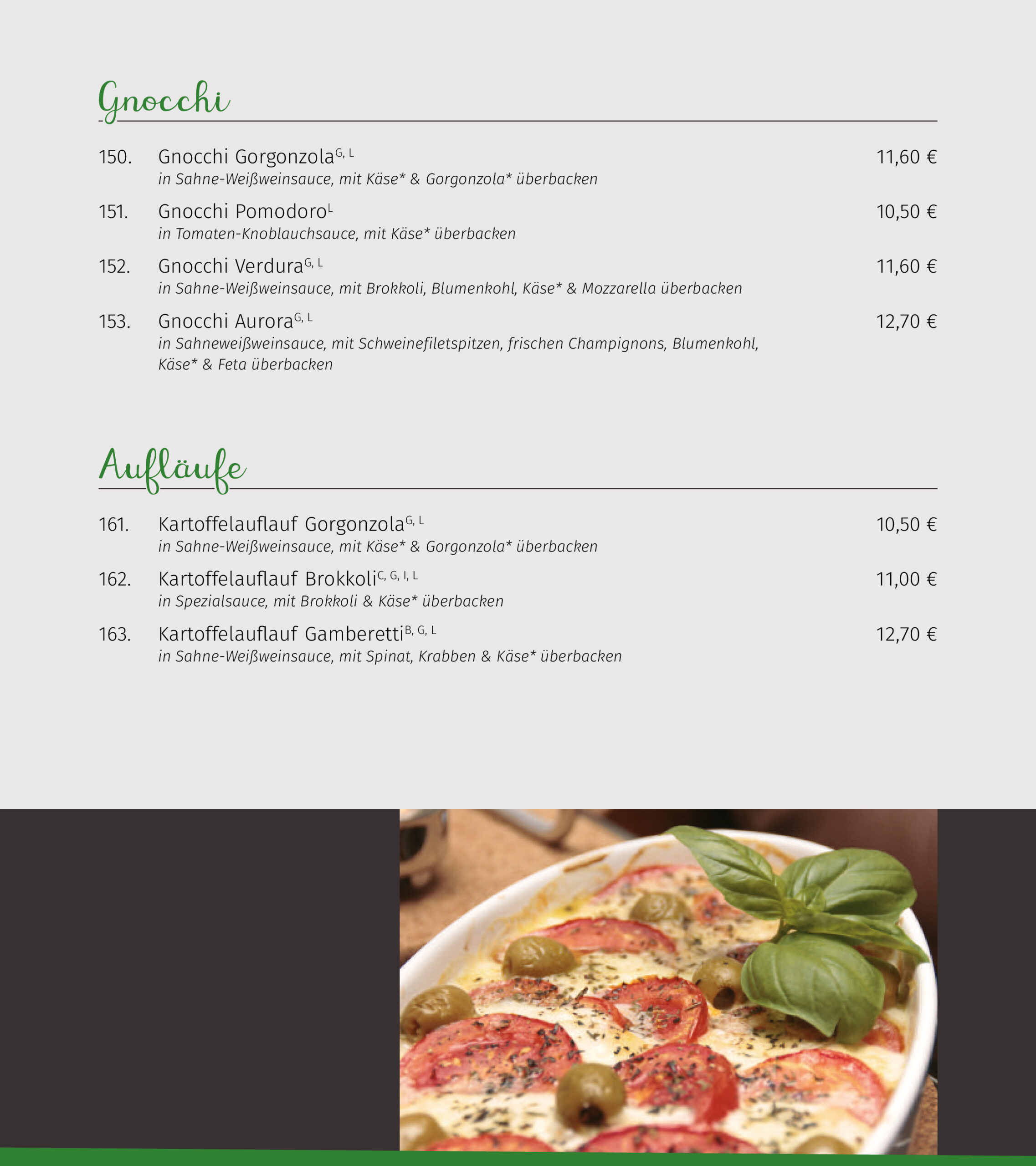 <a href="#Speisekarte">Gnocchi & Auflauf</a>